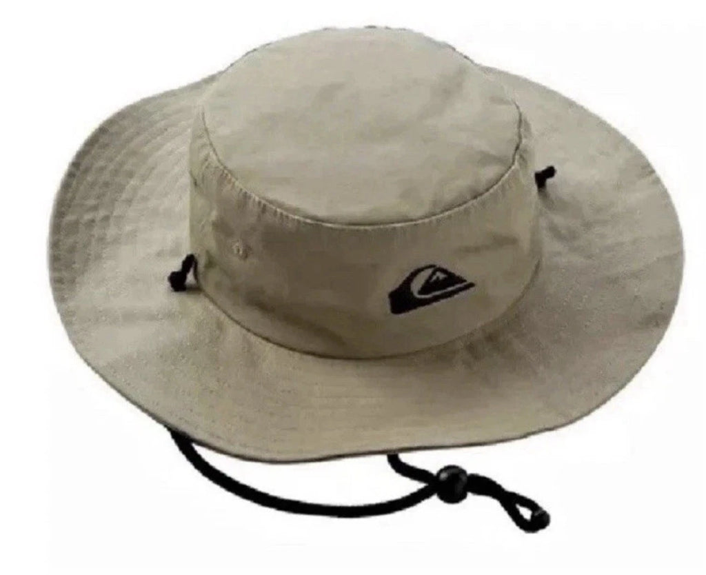 Quiksilver Khaki Safari Bucket Sun Beach Hat Cap L/XL